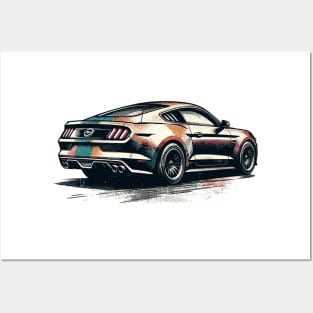 Ford Mustang Posters and Art